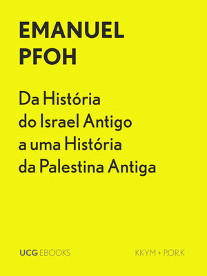 cover image of Da História do Israel Antigo a uma História da Palestina Antiga